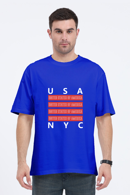 Urban Unisex Cotton Round Neck T-shirt - NYC